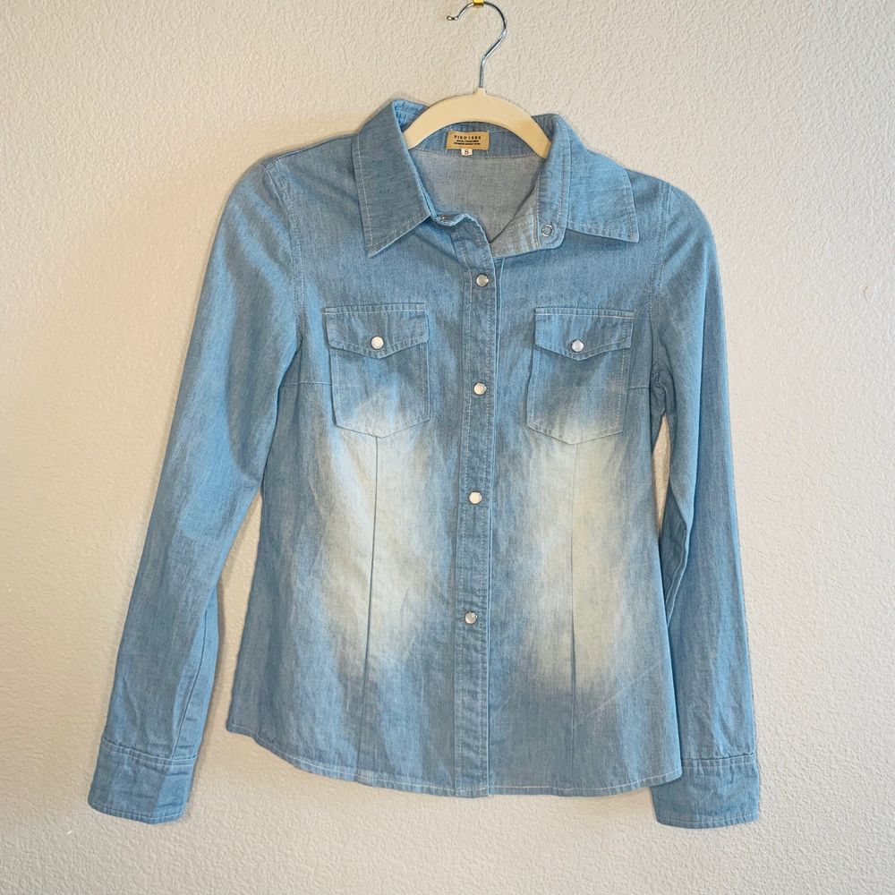 Piko 1988 Blue Jean Button up Shirt